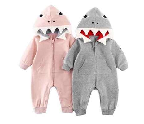 エコの友好的な有機性綿の新生の赤ん坊は幼児の長い袖のボディスーツに着せます