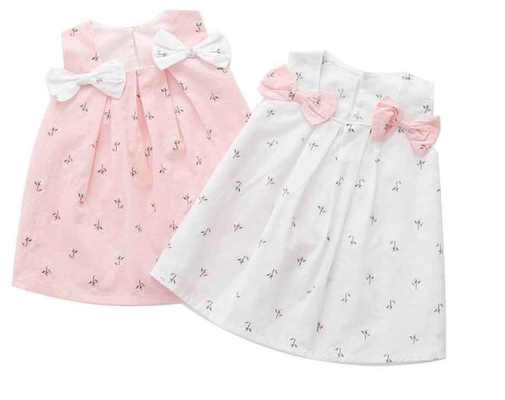 花柄の女の赤ちゃんのために快適な多彩な子供の夏の摩耗Dressessoft